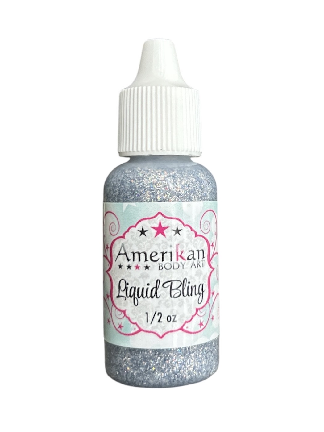 *New* Holo Silver Liquid Bling 1/2oz
