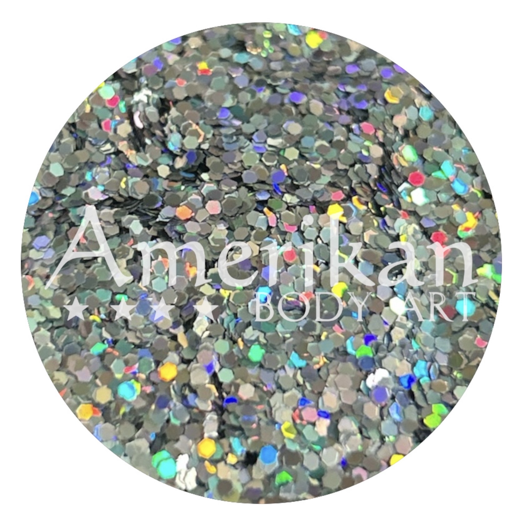 Holographic Silver Chunky Glitter (0.040