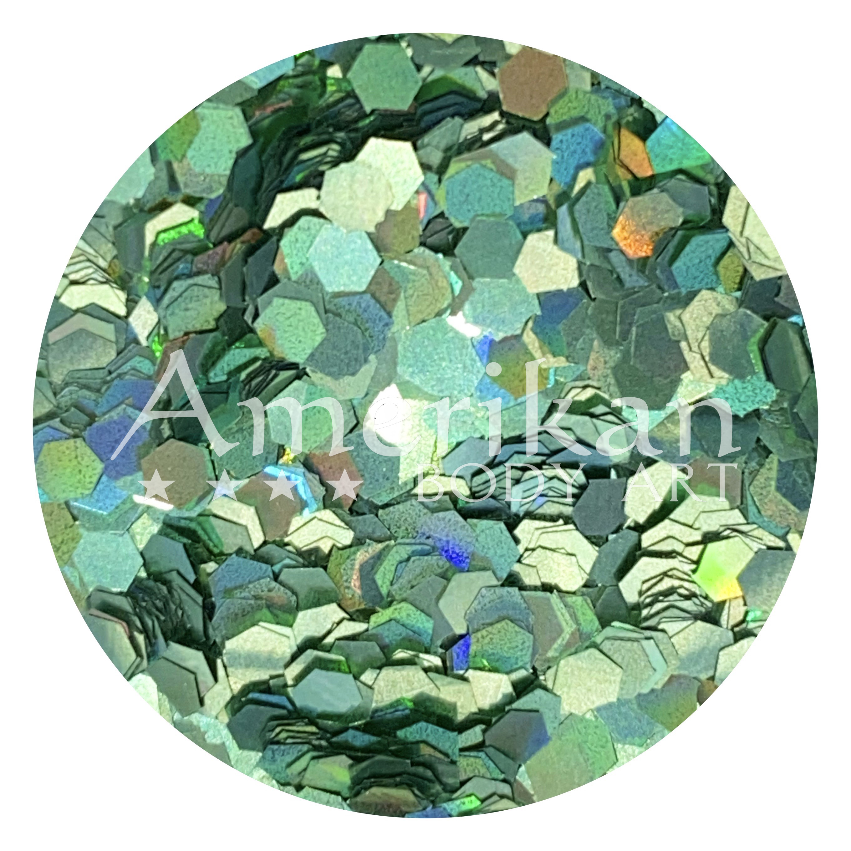 Holographic Green Chunky Glitter (0.094