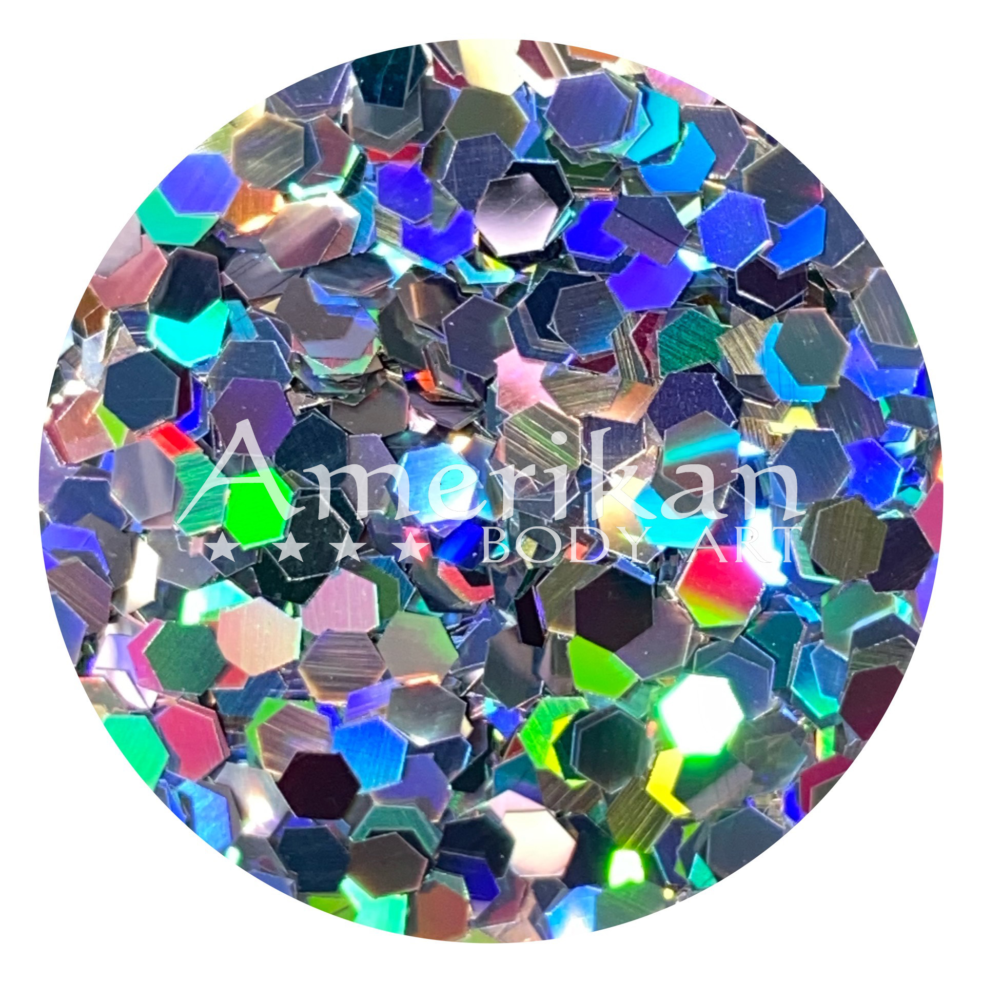 Holographic Silver Chunky Glitter (0.094
