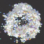 Holographic White Chunky Glitter (0.062