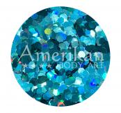 Holographic Turquoise Chunky Glitter (0.094