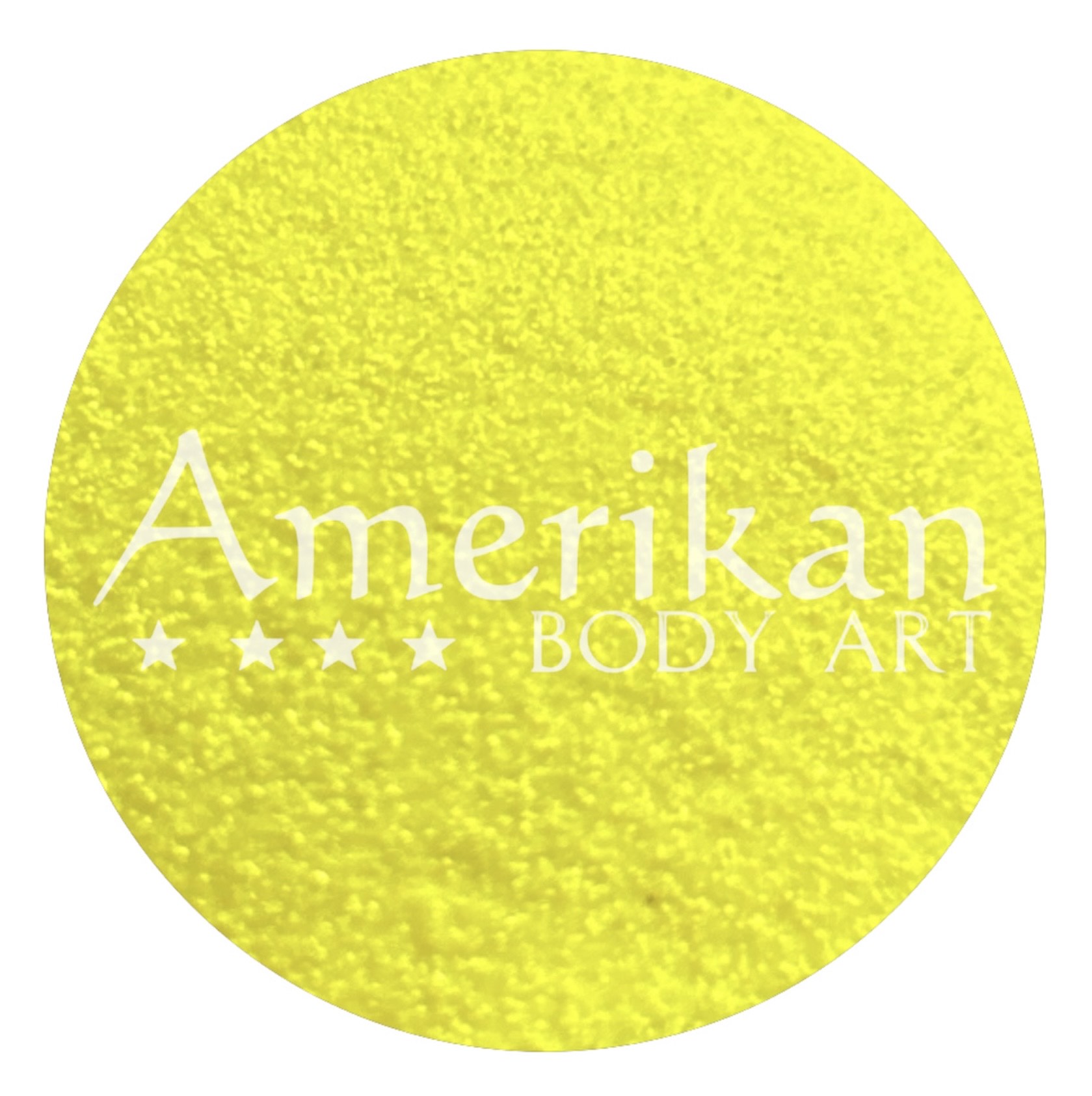 UV Yellow Fine Glitter