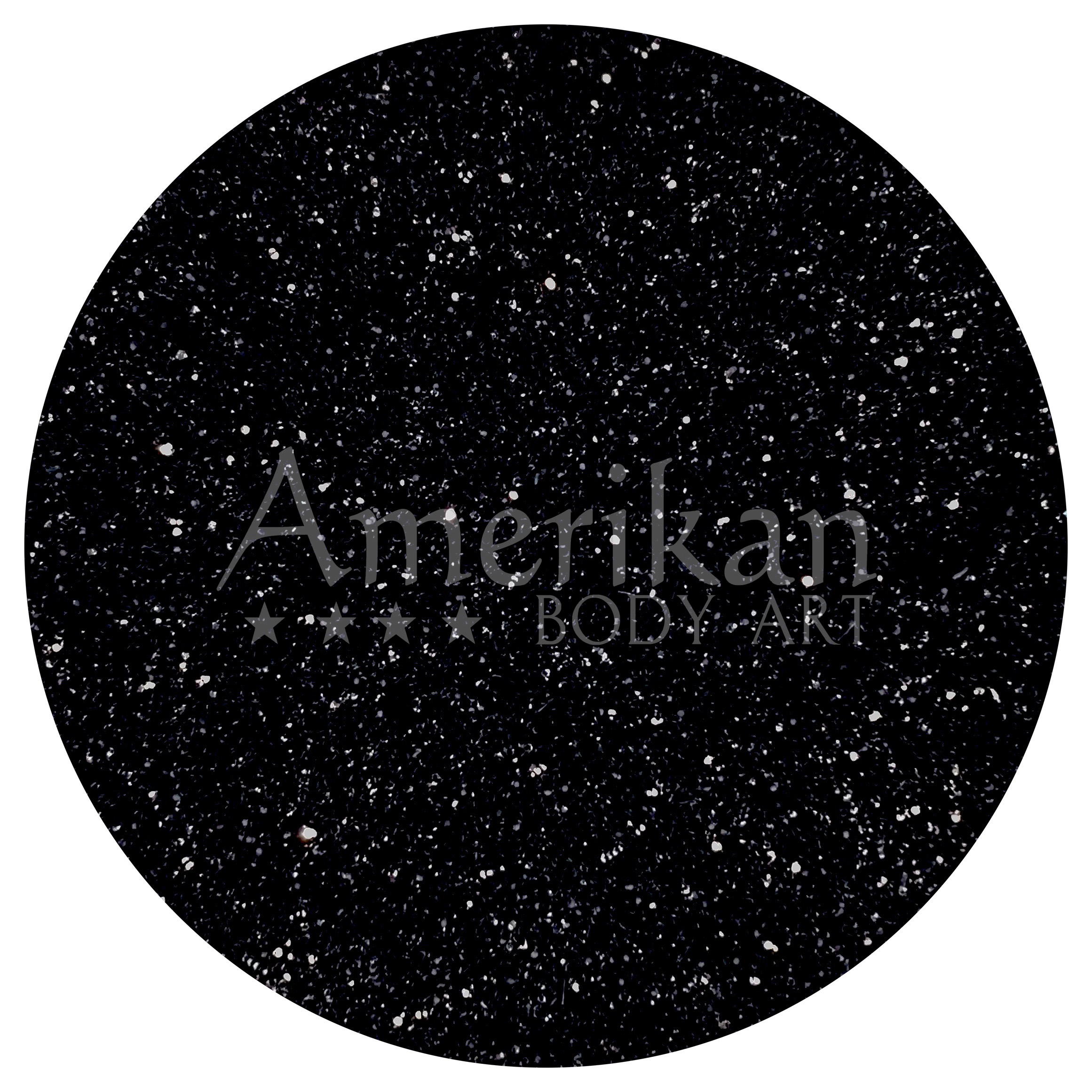 Jet Black Bulk Glitter