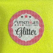 Electric Yellow Glitter 1