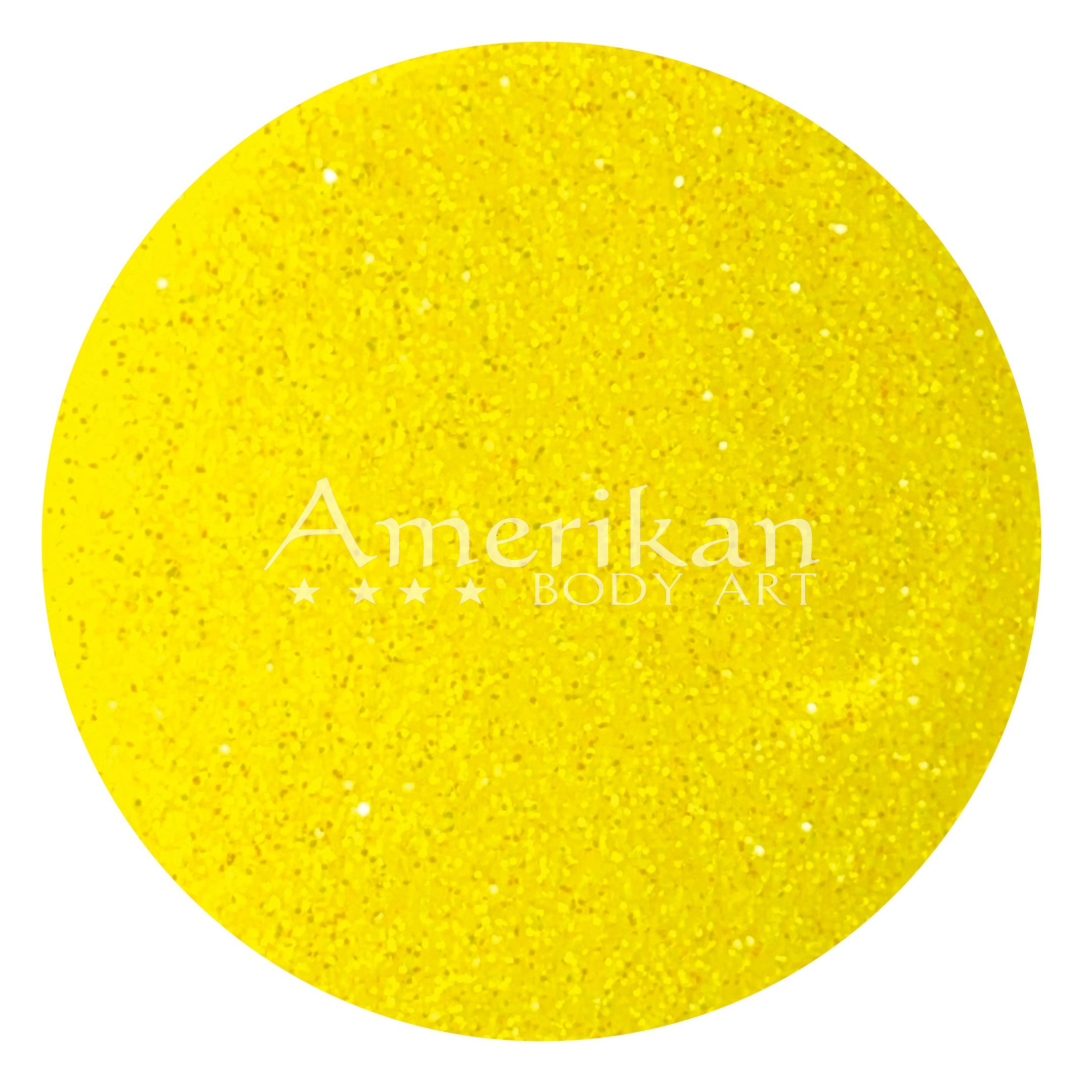 Electric Yellow Fine Glitter