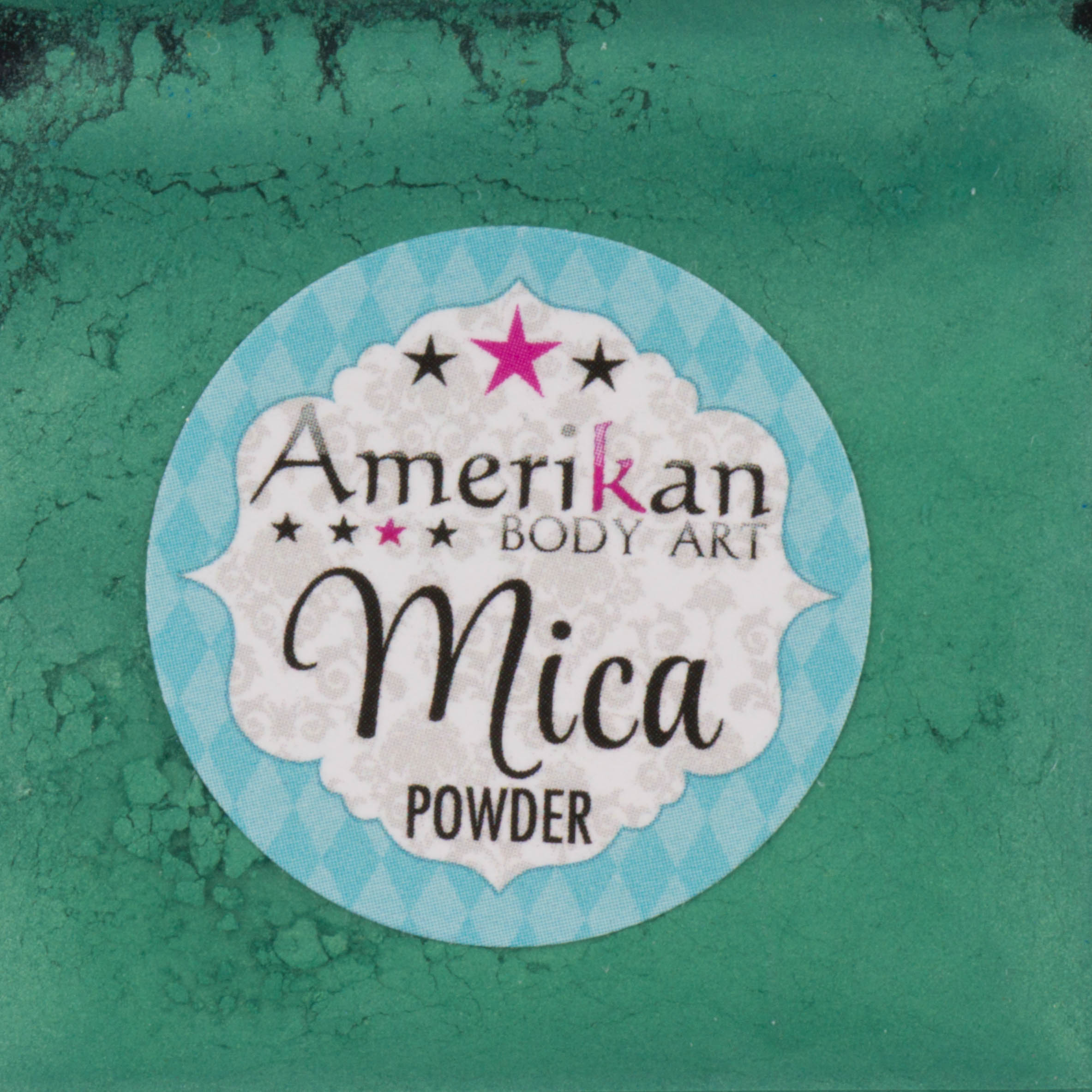 Primary Green Mica Powder 10g Jar